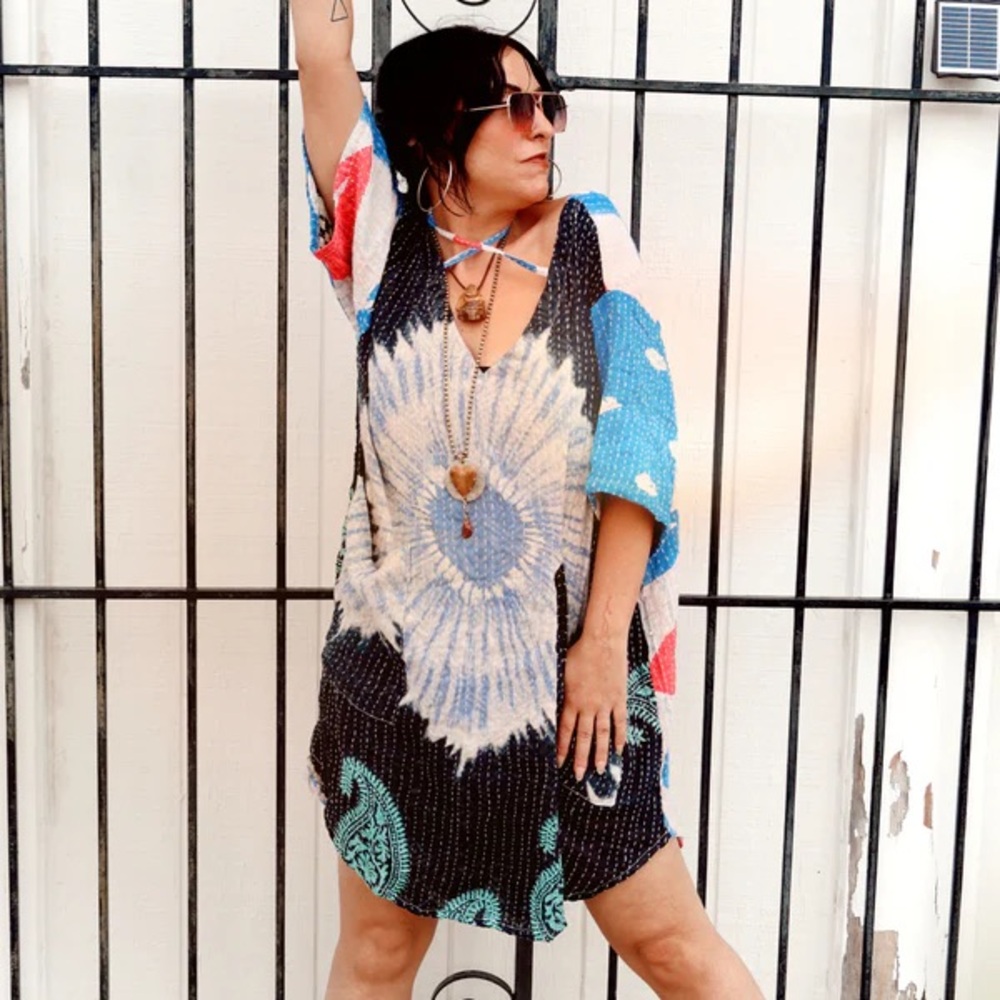 Kantha Bae Oversized Tunic